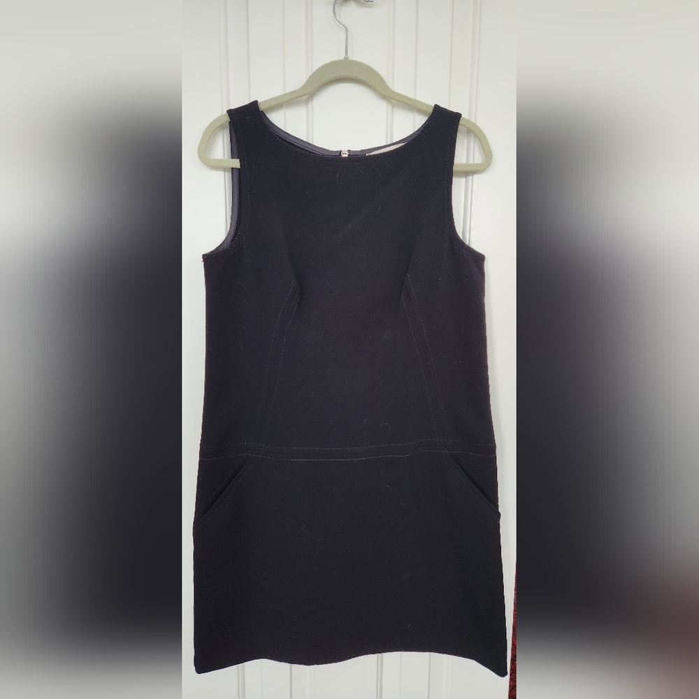 LOFT A Line Black Shift Dress Size 10T